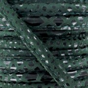 Cordone cuoio con cucitura mm. 4 Imitazione Leopardo Verde abete x1 m