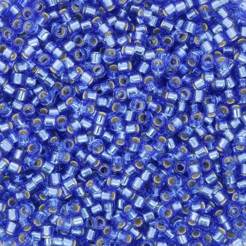 Toho Aiko 11/0 1.6 mm TA0135 - Transparent Silver Lined Sapphire x4g