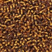 Toho Aiko 11/0 1.6 mm TA0134 - Transparent Silver Lined Smokey Topaz x4g