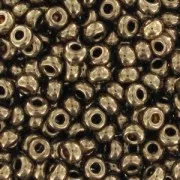 Preciosa Perla rocaille 9/0 2,5 mm - Oro bronzo x 20 g