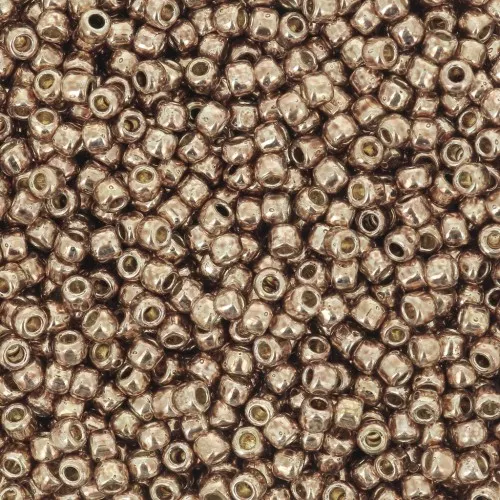 Rocaille Toho 11/0 TO11RPF593 - PF Galvanized Almond x8g