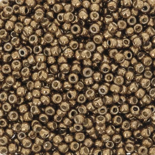 Rocaille Toho 11/0 TO11RPF594 - PF Galvanized Medal Bronze x8g
