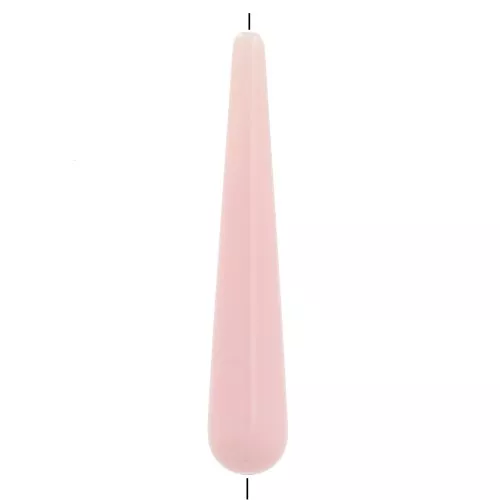 Perla di resina opaca 38x7 mm - Rosa chiaro x1