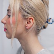 Orecchini rotondi da 13 mm - filo da 1,5 mm - acciaio inossidabile 304L x2