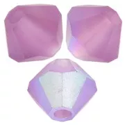 Biconi Preciosa 5 mm - MC Bead Rondell - Amethyst AB Matt x12