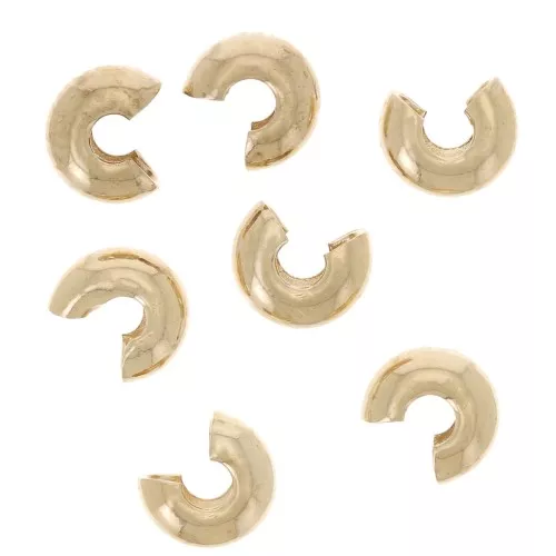 Coprischiaccini 4 mm Dorato x50