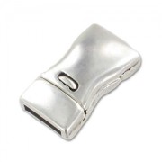 Chiusura magnetica per laccetto 10mm Placcatura argento antico|raw }}
