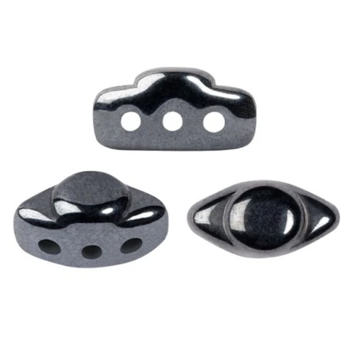 Volos® di Puca® 4x8 mm - Jet Hematite x10g