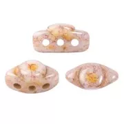Volos® di Puca® 4x8 mm - Opaque Mix Rose Gold Ceramic Look x10g