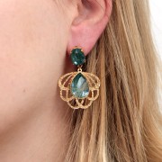 Cabochon PureCrystal 4320 18x13 mm - Reinvented Dark Jonquil x1