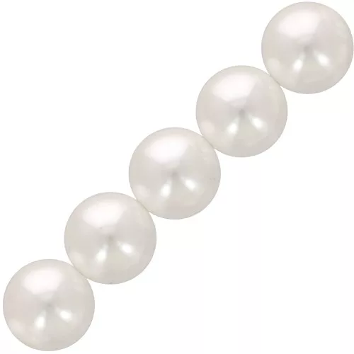 Perline PureCrystal 5810 8 mm Crystal White Pearl x10