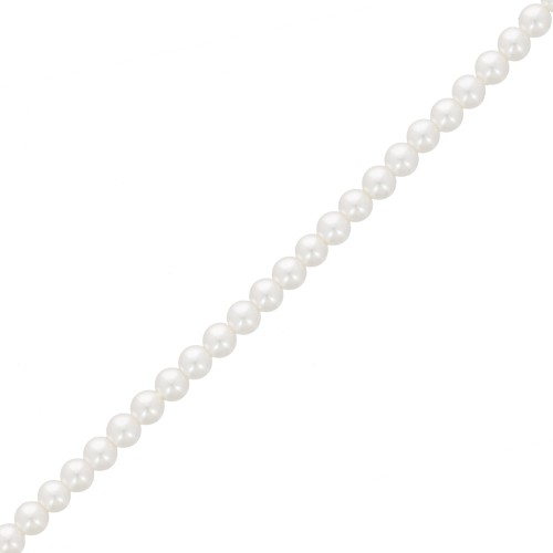 Perle Aurora 5810 4 mm - Crystal White Pearl x41cm