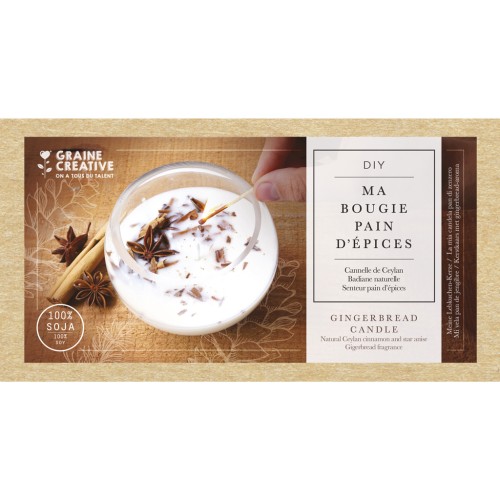 Kit per candele di pan di zenzero fai da te x1