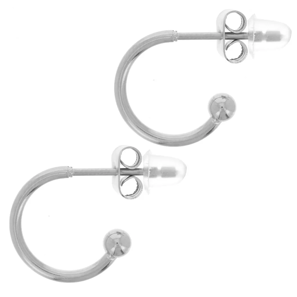 UNICRAFTALE 50 Anelli Base Per Orecchini A Cerchio In Acciaio Inossidabile 304 - Rotondi, 35.5mm, Foro 1mm - Per Gioielli Fai Da Te