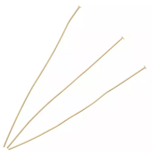 Chiodi a testa piatta 70x0,7 mm Oro x10