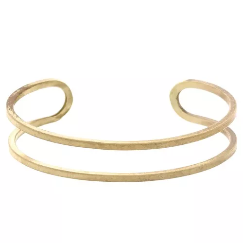 Bracciale in filo decorativo 11x150 mm - Ottone grezzo x1