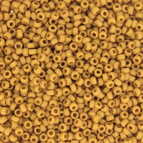 Rocaille Miyuki 15/0 2312 - Opaque Mustard Mat x8g