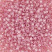 Rocaille Miyuki Duracoat 11/0 4237 - Dyed Pink Silver Lined x8g