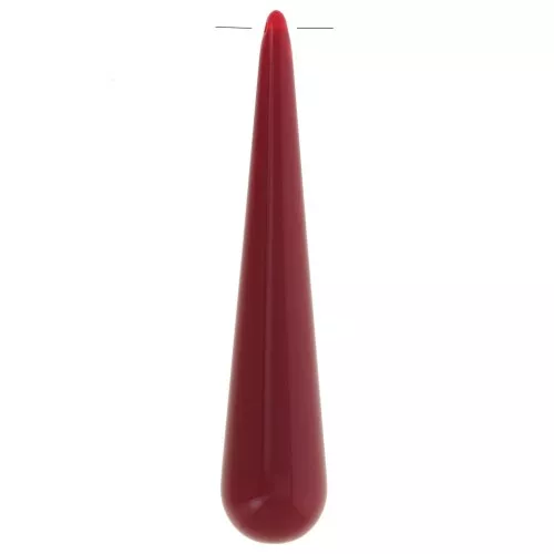 Pendente pera in resina opaca 61x12 mm - Bordeaux x1