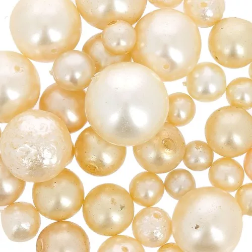 Assortimento di perle di Boemia - Crema x50g