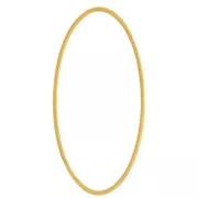 Anello ovale di montaggio e tessitura 40x20 mm - acciaio inox 304 dorato x1