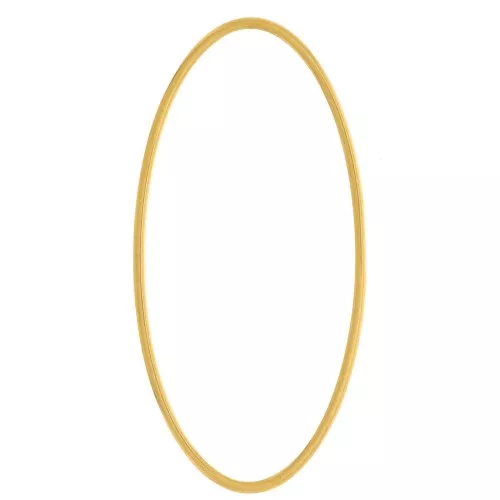 Anello ovale di montaggio e tessitura 40x20 mm - acciaio inox 304 dorato x1