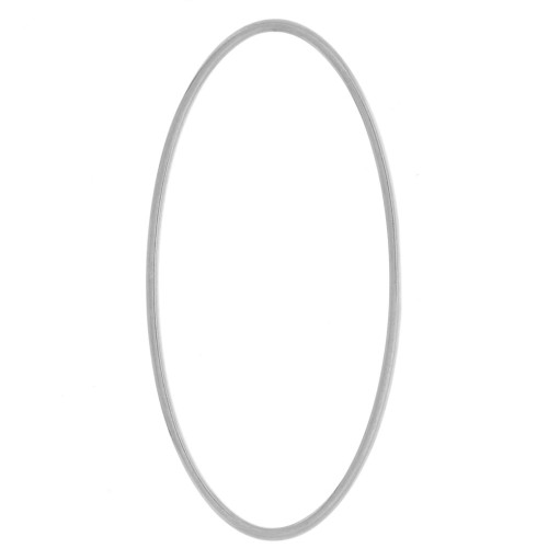 Anello di montaggio e tessitura ovale 40x20 mm - acciaio inox 304 x1