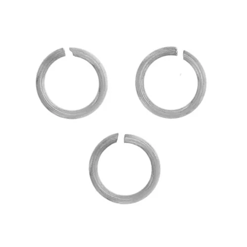 Anelli aperti 3x0,4 mm - acciaio inox 316L x10
