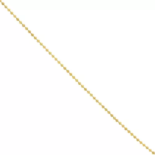 Catena a maglia sfera 2 mm - acciaio inox 304 dorato x1m