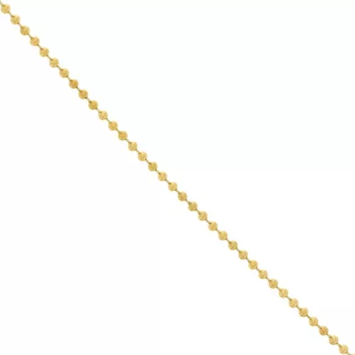 Catena a maglia sfera da 3 mm - Acciaio inox 304 dorato x50cm