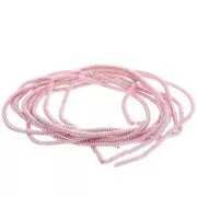 Canna riccia per ricamo - Spille e gioielli ricamati 1,6 mm - Rosa baby x5g