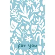 Fiore - Cartes à bijoux - cartes de remerciements - For You - Bleu clair - Blanc x10 Cartes à bijoux - cartes de remerciements - For You - Bleu clair - Blanc x10