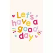 Ecriture - Cartes à bijoux - cartes de remerciements - Let's have a good day -Multicolore x10 Cartes à bijoux - cartes de remerciements - Let's have a good day -Multicolore x10