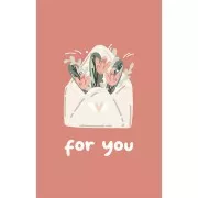 Fiore - Cartes à bijoux - cartes de remerciements - For You - Vieux rose - Vert sauge x10 Cartes à bijoux - cartes de remerciements - For You - Vieux rose - Vert sauge x10