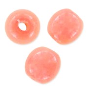 Perle tonde Shiny mm. 3 Peach Coral x50|raw }}