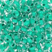 Perla Preciosa 6/0 4 mm - Terra Intensive - Sea Green Lined x 20 g