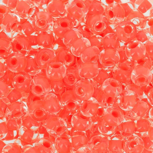 Perle di semi Preciosa 6/0 4 mm - Terra Intensive - Arancione foderato x20g