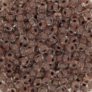 Perle di semi Preciosa 8/0 3 mm - Terra Intensive - Marrone cioccolato rivestito x20g