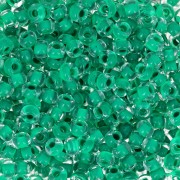 Perle di semi Preciosa 8/0 3 mm - Terra Intensive - Verde mare rivestito x20g