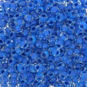 Perle di semi Preciosa 8/0 3 mm - Terra Intensive - Foderate di blu x20g|raw }}