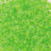 Perla Preciosa 8/0 da 3 mm - Terra Intensive - Lime Green Lined x20g