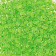 Perla Preciosa 8/0 da 3 mm - Terra Intensive - Lime Green Lined x20g