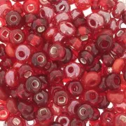 Perla Preciosa 6/0 4 mm - Mix rosso x 20 g