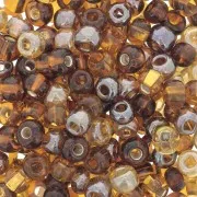 Perla Preciosa 6/0 da 4 mm - Mix Topazio x20 g