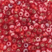 Perla Preciosa 8/0 da 3 mm - Mix rosso x 20 g
