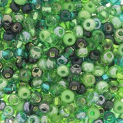 Perle Preciosa 8/0 3 mm - Mix Verde x20g|raw }}