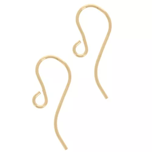 Ganci per orecchie 11 mm - gold filled x2