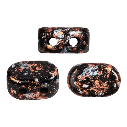 Perle in vetro Lipsi® di Puca® 4x6 mm - Tweedy Copper x10g