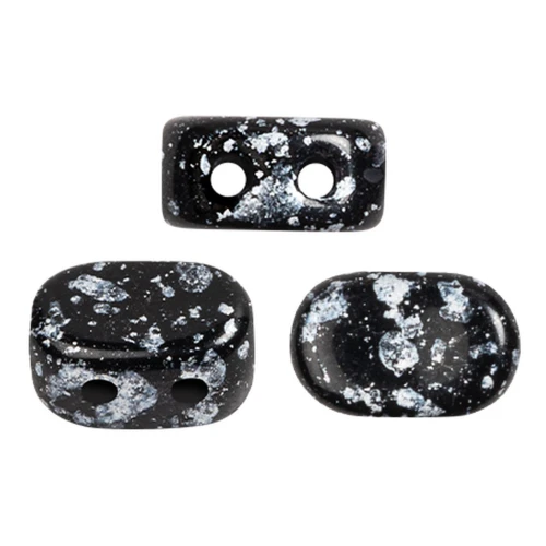 Perle in vetro Lipsi® di Puca® 4x6 mm - Tweedy Silver x10g