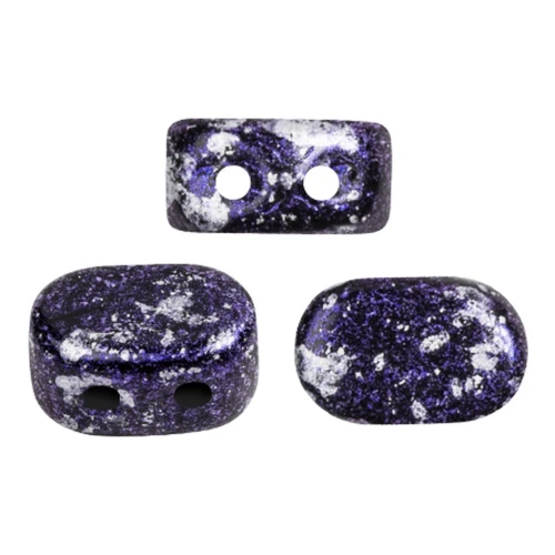 Perle in vetro Lipsi® di Puca® 4x6 mm - Tweedy Violet x10g